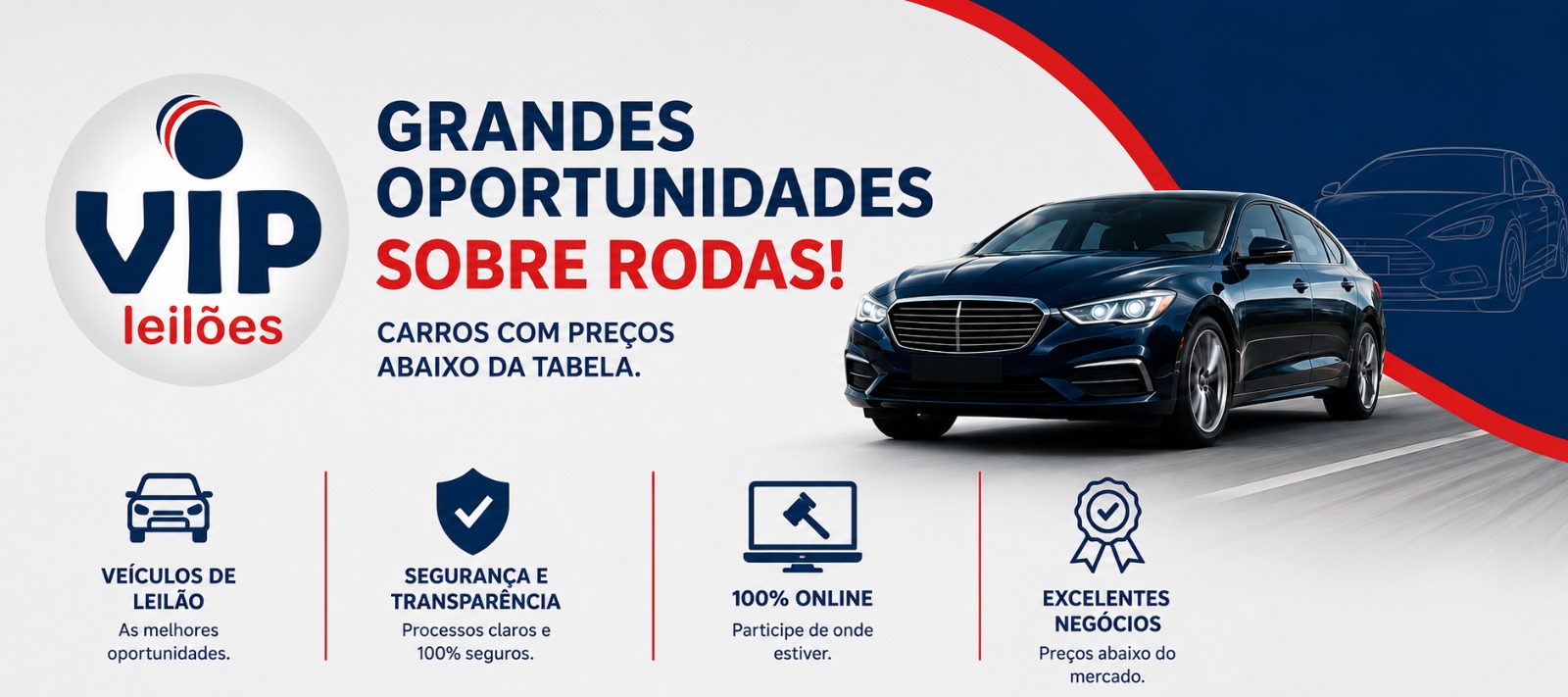 Leilão de Veículos - Segunda-Feira - 15/06/2026